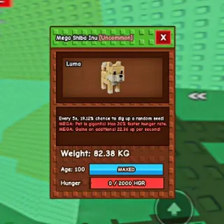 MEGA TITANIC SHIBA INU | GROW A GARDEN