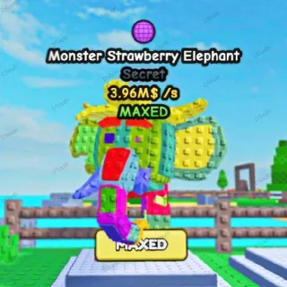 MONSTER STRAWBERRY ELEPHANT | GROW A BRAINROT