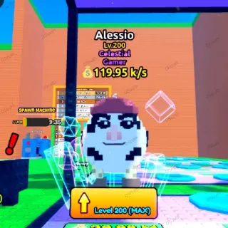 GAMER ALESSIO MAX LVL | ESCAPE TSUNAMI FOR BRAINROTS