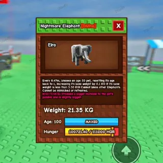 NIGHTMARE ELEPHANT | GROW A GARDEN