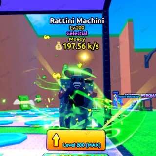 2X MONEY RATTINI MACHINI MAX LVL | ESCAPE TSUNAMI FOR BRAINROTS