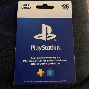 $25.00 PlayStation Store Card