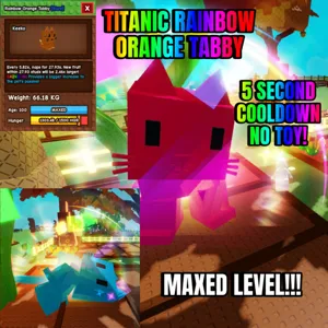 TITANIC ORANGE TABBY