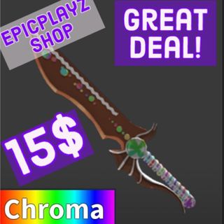 Other Mm2 Chroma Gingerblade In Game Items Gameflip - roblox mm2 how much is seer worth