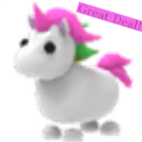 Pet Adopt Me Unicorn In Game Items Gameflip