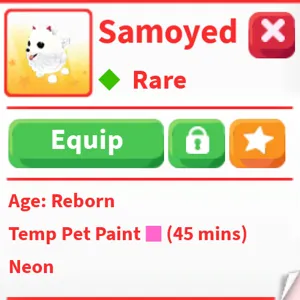 neon Samoyed