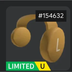 Roblox Golden headphones