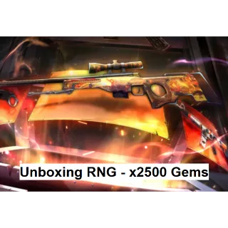 Unboxing RNG - x2500 Gems