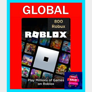 Roblox Digital Gift Code for 800 Robux [Redeem Worldwide