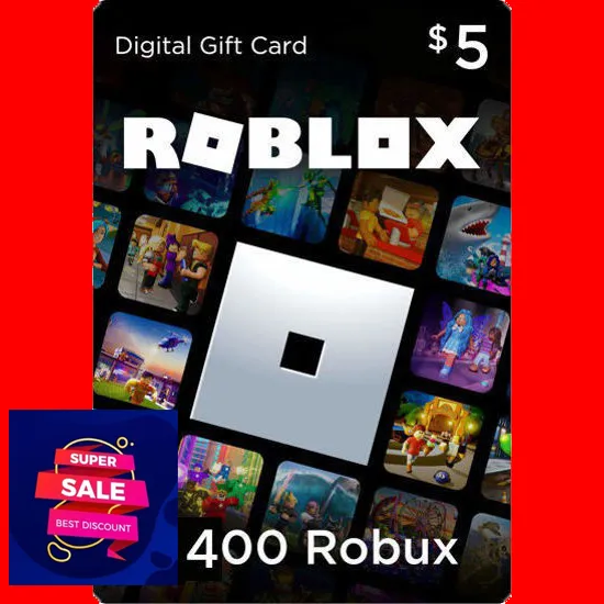 $5 Roblox 400 Roblox GLOBAL 100% TRUSTED FEEDBACK - Gift Cards - Gameflip
