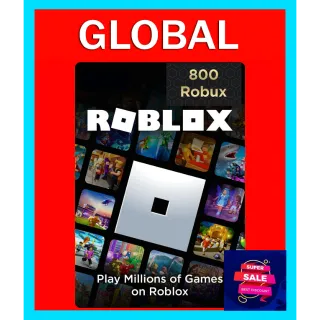 GLOBAL 800 ROBUX /$10 ROBLOX INSTANT DELIVERY ✅TRUSTED 100% FEEDBACK SELLER