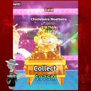 Gold Chicleteira Noelteira