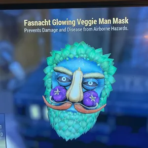 glowing veggie man