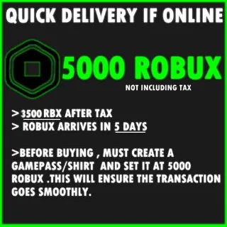 Robux | 5000x