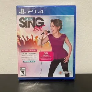 Let’s Sing 2016 PS4 NEW SEALED PlayStation 4 Video Game Karaoke Ariana Grande