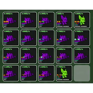 16x WL + 3x PHOENIX JUST FOR 4 HOURS OFFER WL ROTS  | FRUITS VS BRAINROTS