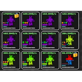 1x ADMIN RHINONI  + 12x ROTS RABBIT PACK