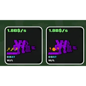 2x  WL 1.8B | FRUITS VS BRAINROTS