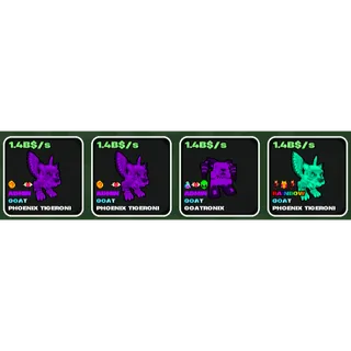 1.4B PACK 3X PHOENIX 1X GOATRONIX