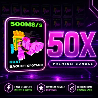 🔥 BAGUETTOPOTAMO 50X BUNDLE | 500M/s EACH 🔥