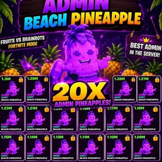 20 admin pineapples + FREE 1X Pirate Potato