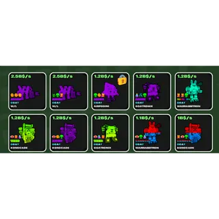 6x ROTS PACK  + 2x WL  GIFT| FRUITS VS BRAINROTS