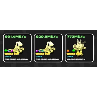 3x WORLD CUP PACK  | FRUITS VS BRAINROTS
