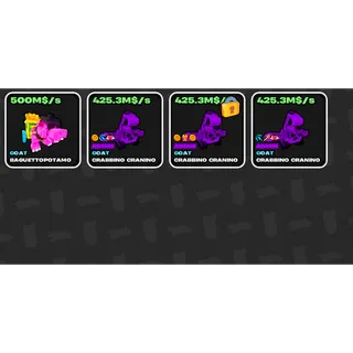 🔥 4X  INSANE ROTS Items FOR SALE  | Fruits vs Brainrots