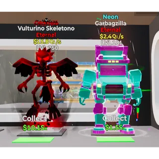 GARBAGZILLA + SKELETONO | STEAL THE BRAINROT