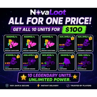 🔥 NovaLoot Mega Bundle – All 10 Units for Only $100! 🔥