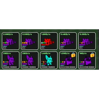10x PACK JUST FOR 1 DAY OFFER | FRUITS VS BRAINROTS