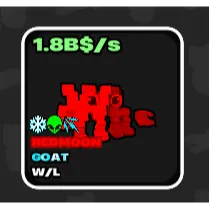 1x WL REDMOON  | FRUITS VS BRAINROTS