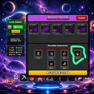 10X ROTS Fuse Machine Pack  For New ROT⚡ | Fruits vs Brainrots