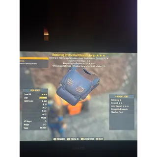 Doubled power armor set 