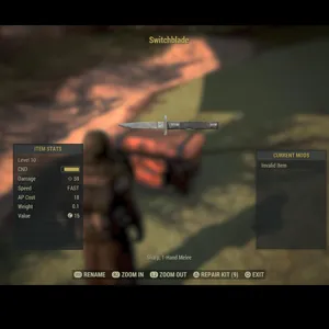 Invalid Switchblade