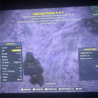 Invisible Railway Rifle