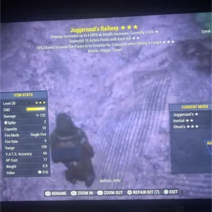 Invisible Railway Rifle