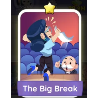 The Big Break S1 - Monopoly Go 1 Star Sticker