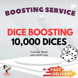 Monopoly go Dice Boosting Service 10,000 Dice 10k dice