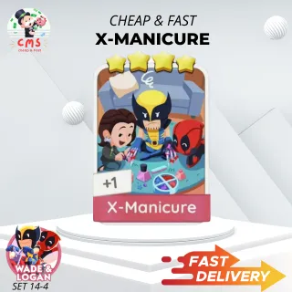 Monopoly GO Sticker 4 Star - X-MANICURE CHEAP & FAST!