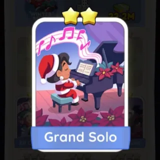 Grand Solo  MONOPOLY GO STICKERS 2 Star - SET 6 (WINTER REVUE)