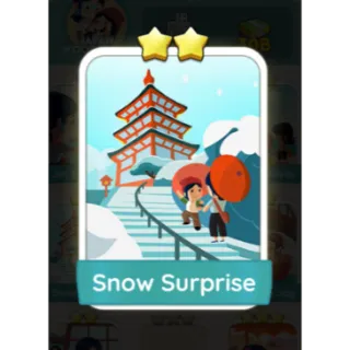 Snow Surprise S6 - Monopoly Go 2 Star Sticker