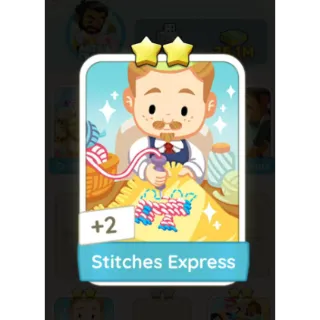 Stitches Express  S4 - Monopoly Go 2 Star Sticker