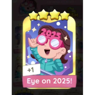 Eye on 2025! MONOPOLY GO STICKERS 4 Star - Golden Blitz