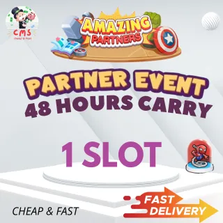 Monopoly GO Partner Amazing Partner Event 1 slot (48 HOURS)