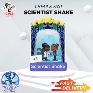 Monopoly GO Sticker 5 Star - SCIENTIST SHAKE CHEAP & FAST!