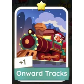 Onward Tracks  MONOPOLY GO Sticker Jingle Joy Set 1 Star