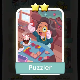 Puzzler MONOPOLY GO STICKERS 2 Star - SET 7 (CABIN FUN)