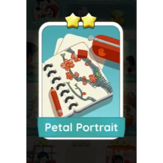 Petal Portrait  S6 - Monopoly Go 2 Star Sticker