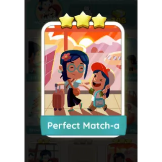 Perfect Match-a S6 - Monopoly Go 3 Star Sticker